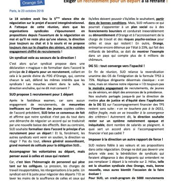 Projet d'accord intergénérationnel Orange 2019/2021