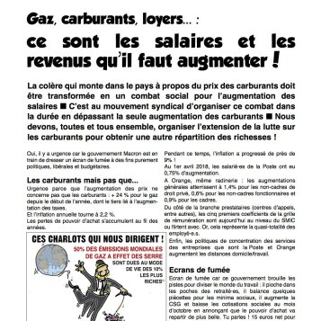 Hausses : ce sont les salaires et les revenus qu'il faut augmenter !