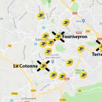 Saint-Etienne : sixième bureau de Poste à fermer depuis 2016 !