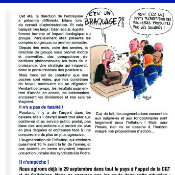 EMPLOIS, SALAIRES ET RÉSULTATS : DE L'ARGENT IL Y EN A !