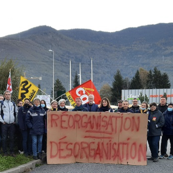 Les facteurs d'Albertville mobilisés, en grève illimité depuis le 18 octobre 2021