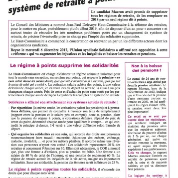 Retraites : le système à points