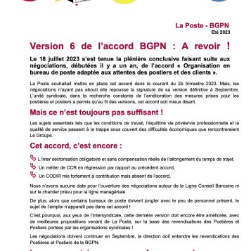 Version 6 de l'accord BGPN : A revoir !