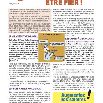 NAO : pas de quoi être fier