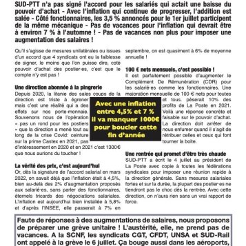 Pouvoir d'achat : On ne va pas tenir longtemps
