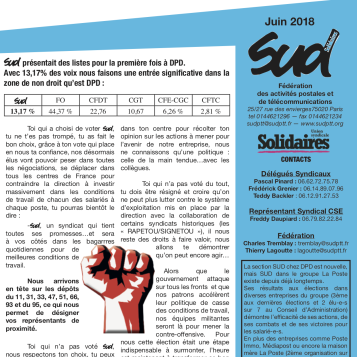 Elections DPD : merci !!