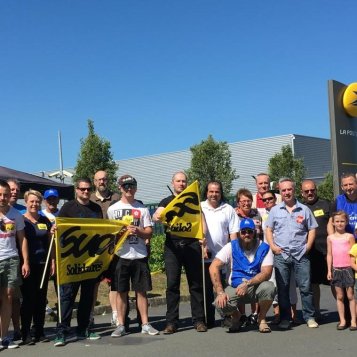 Grève et grand « ras-le-bol » des agents de la plate-forme colis