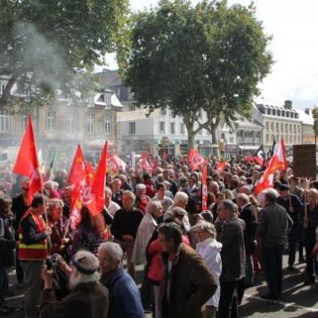 Près d'un millier de manifestants