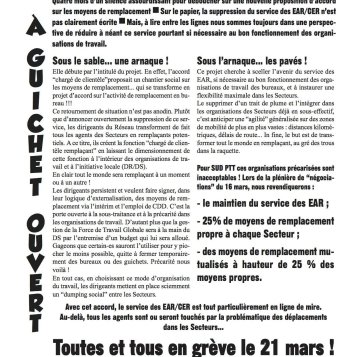 A guichet ouvert : spécial MRM