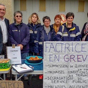 Les 5 factrices de Miélan toujours en grève
