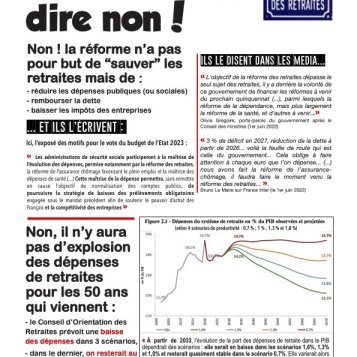 Retraites : 65 ans les raisons de dire non !