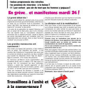 En grève... et manifestons mardi 24 !