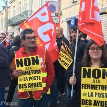 La fronde contre la fermeture du bureau de poste des Aydes s'intensifie