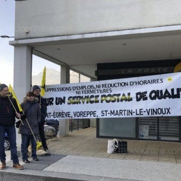 SAINT-ÉGRÈVE/SAINT-MARTIN-LE-VINOUX/VOREPPE : préavis de grève ce samedi dans trois bureaux de poste
