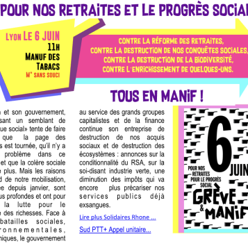 Pour nos Retraites et le Progrès Social !