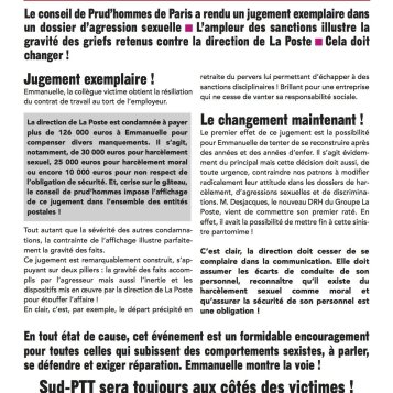 Harcèlement : quelle gifle !