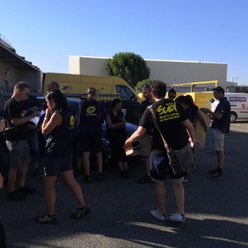 Débrayage à Carpentras