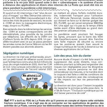 Accès aux sites de La Poste pour les éloigné·es du service : Numérisez les tous !