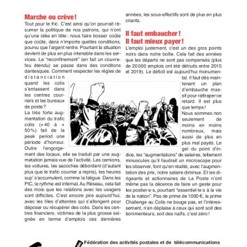 Un jeudi noir de colère à La Poste. En grève le 17 décembre !