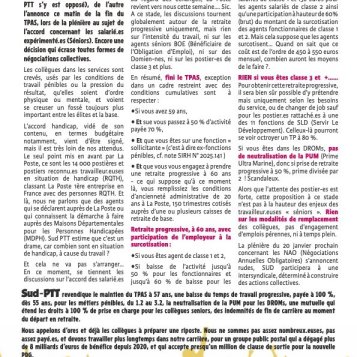 Parachute doré d'un côté, FIN du TPAS de l'autre...