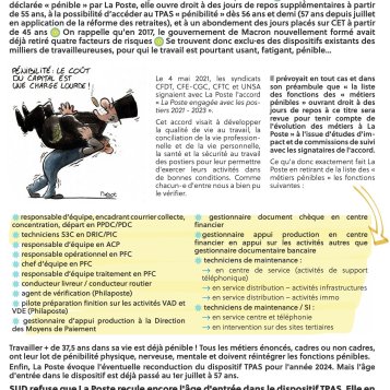La Poste profite de la réforme des retraites pour supprimer des fonctions pénibles !