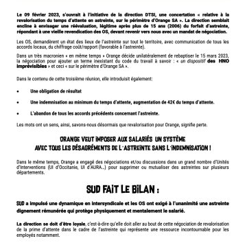 ORANGE EN MODE MACRON VEUT UBÉRISER LES ASTREINTES