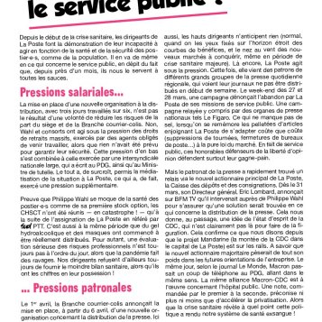 Distribution de la presse - il a bon dos le service public !