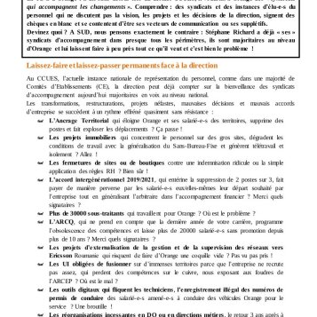 Il faut que ça change à Orange !