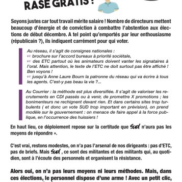 Demain on rase gratis