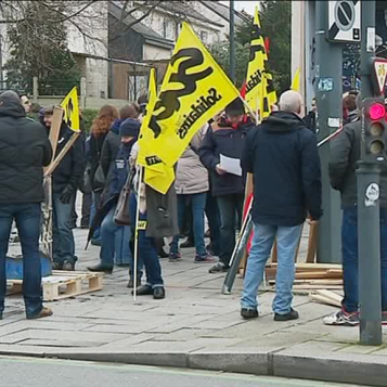 50 postiers rassemblés pour dénoncer la "réorganisation" de leur entreprise