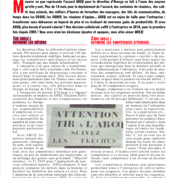 ARCQ : le cadeau fait à Orange !