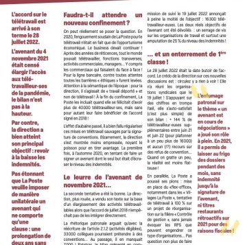  TÉLÉTRAVAIL : la dérobade !