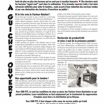 A guichet ouvert - janvier 2018