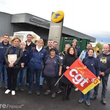 Des facteurs du centre de distribution en grève ce mardi