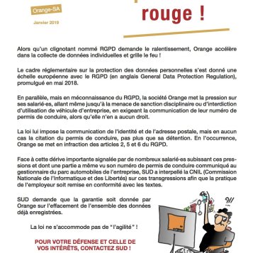 Orange passe au rouge