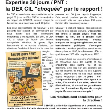 PICs - Expertise 30 jours / PNT