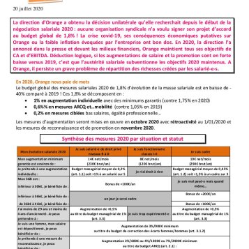 Nos augmentations et nos promotions sacrifiées sur l'autel des objectifs financiers