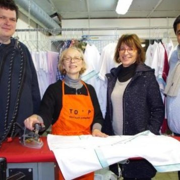 Linge confié à La Poste, linge lavé et repassé au To'P à Vimoutiers