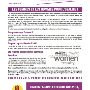 Le 8 mars à Orange