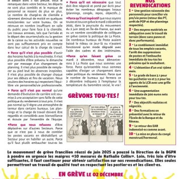 BGPN - TOU·TES EN GRÈVE LE 2 DÉCEMBRE 2025 ! POURQUOI ?