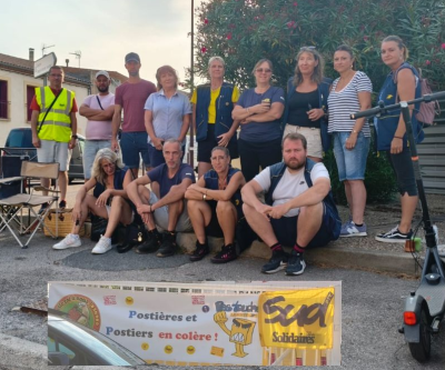 Les postiers du Biterrois en grève : le centre courrier de Capestang se mobilise face au manque de personnel